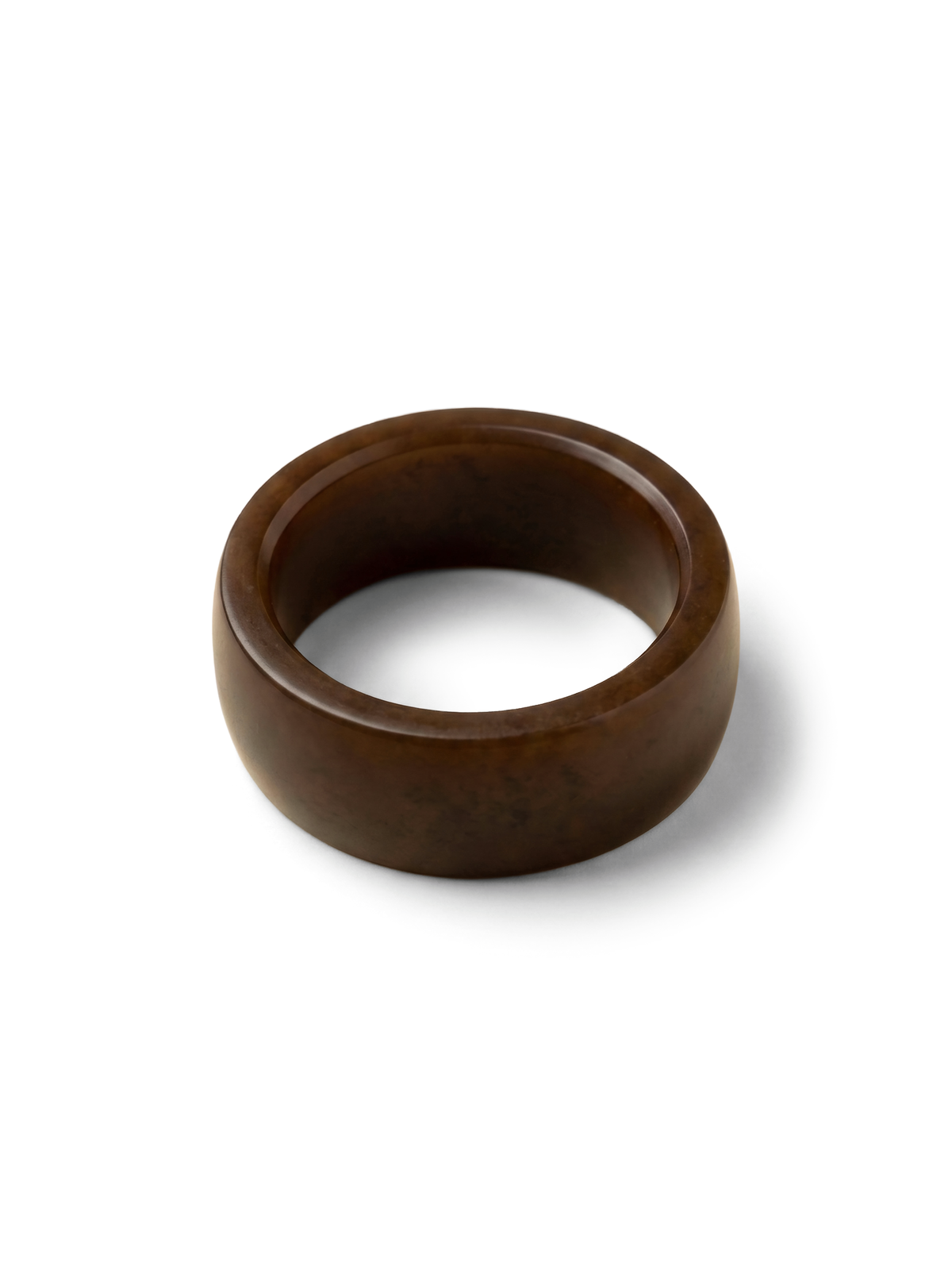 Tobacco Jade Ring