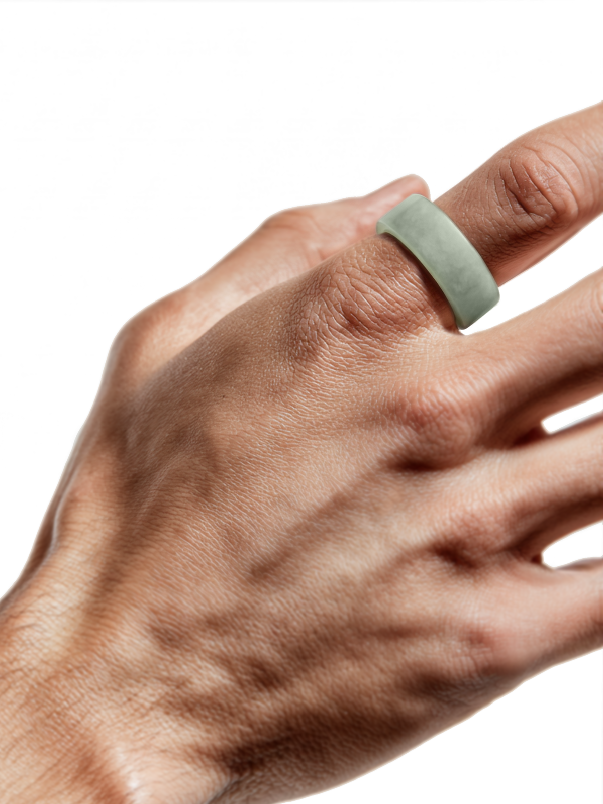 Sea Wave Jade Ring