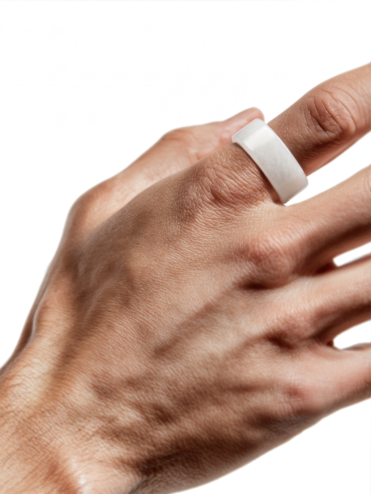 White Jade Ring